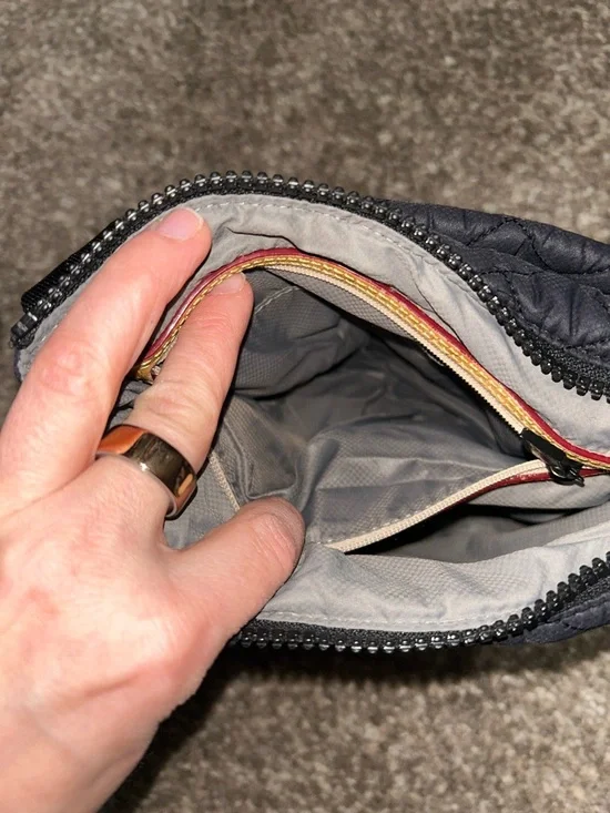 MZ Wallace- Quilted Black Crossbody Bag - Picture 4 of 6